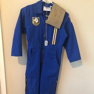 Genuine Blue Angels Flightsuit Costume-Youth